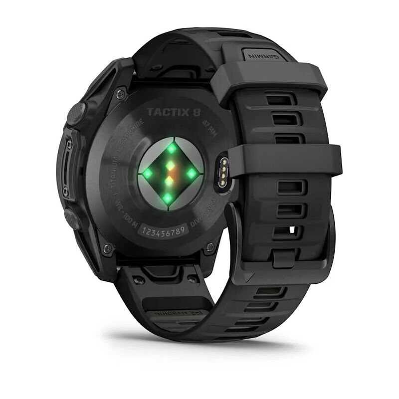 Смарт-часы Garmin Tactix 8 Amoled Sapphire, 47 мм, Bluetooth, Black, черный