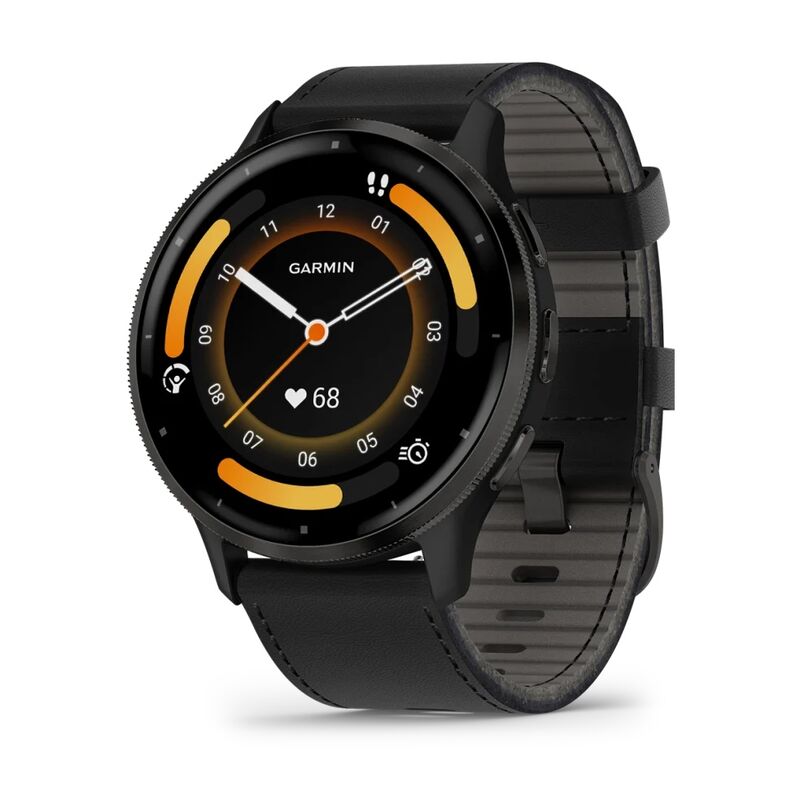 Смарт-часы Garmin Venu 3, 45 мм, Bluetooth, Slate Black, черный