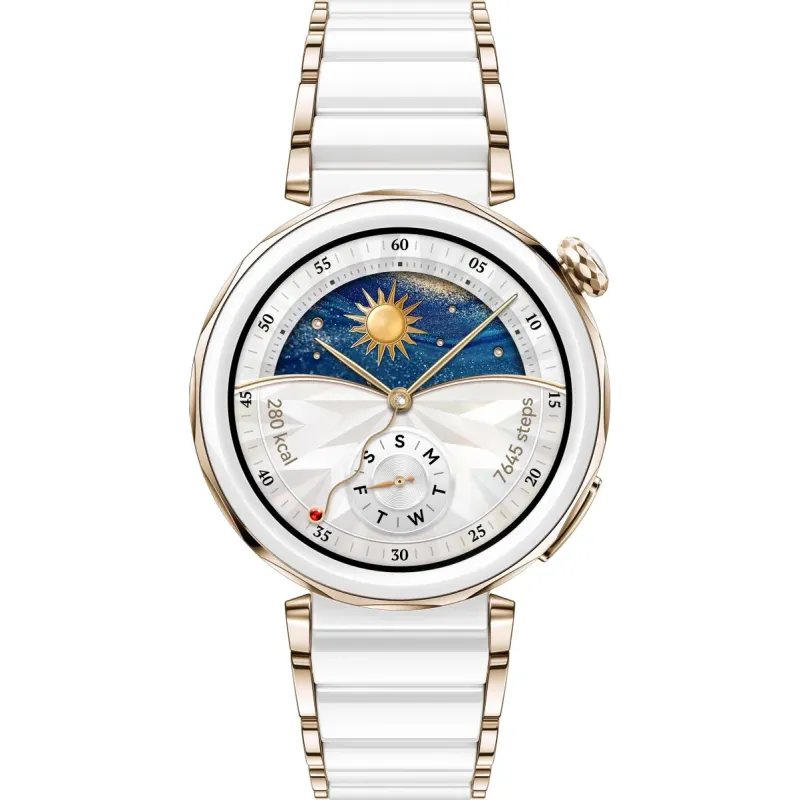 Смарт-часы Huawei Watch GT 5 Pro, 42 мм, Bluetooth, белый