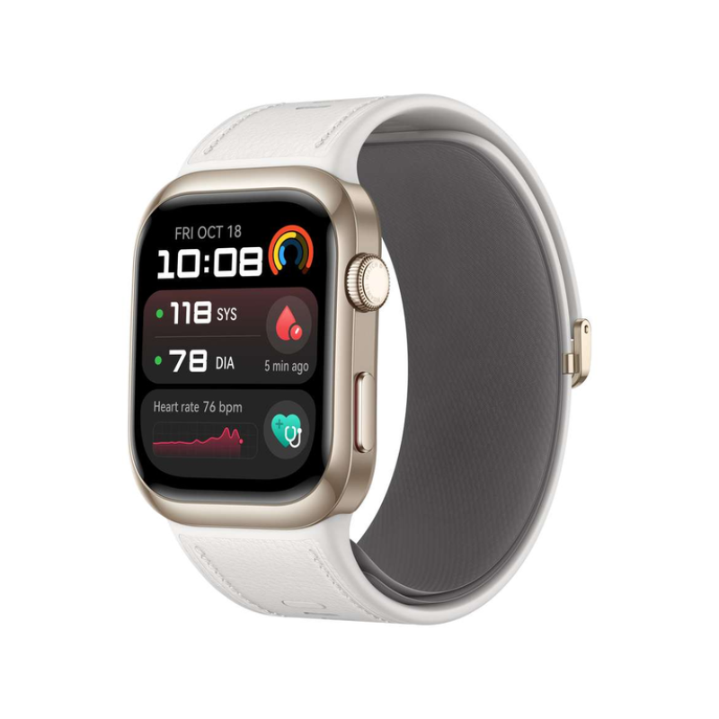 Смарт-часы Huawei Watch D2, 48 мм, Bluetooth, белый/золотой