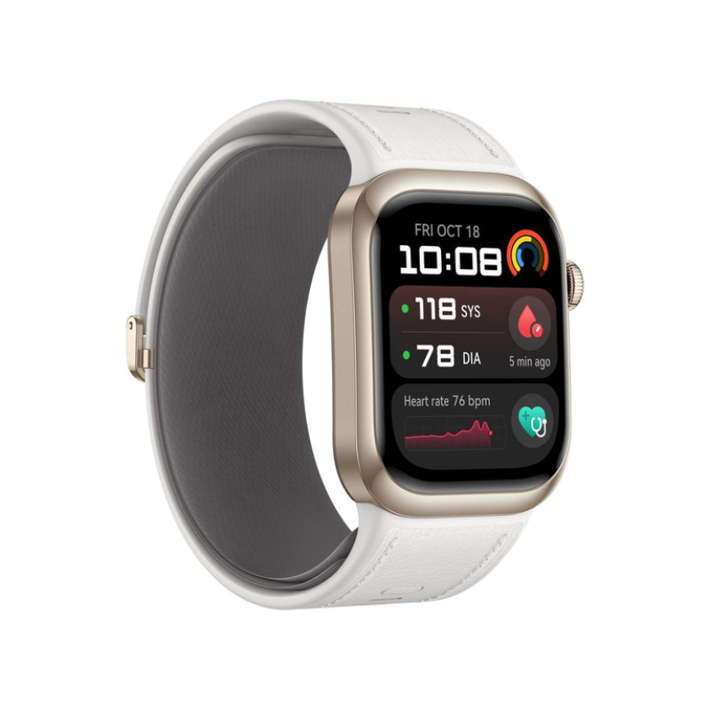 Смарт-часы Huawei Watch D2, 48 мм, Bluetooth, белый/золотой