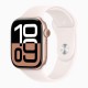 Умные часы Apple Watch Series 10 46mm, Rose Gold Aluminum Case with Sport Band - Light Blush