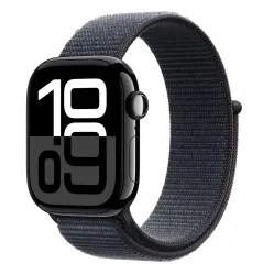 Смарт-часы Apple Watch Series 10 Sport Loop, 42 мм, Bluetooth, Jet Black, черный