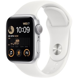 Смарт-часы Apple Watch SE 2022 (M/L), 44 мм, GPS, White, белый