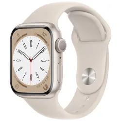 Смарт-часы Apple Watch Series 8 (S/M), 45 мм, Bluetooth, Starlight, бежевый