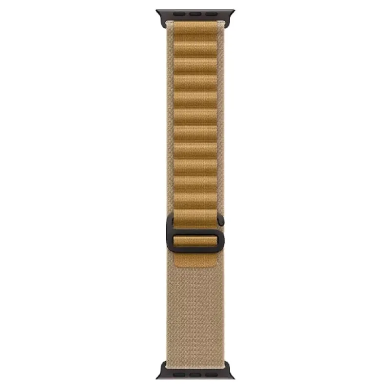 Смарт-часы Apple Watch Ultra 2 2024, 49 мм, LTE, Black Titanium Case with Tan Alpine Loop (L), черный титан с бежевым ремешком