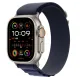 Смарт-часы Apple Watch Ultra 2, 49 мм, LTE, Natural Titanium, титановый корпус натурального цвета с ремешком Navy Alpine Loop (S)