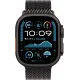 Смарт-часы Apple Watch Ultra 2 2024, 49 мм, LTE, Black Titanium Case with Black Titanium Milanese Loop (L), черный титан с черным титановым ремешком