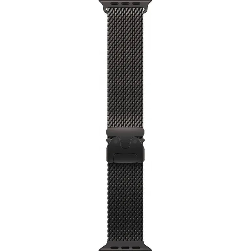 Смарт-часы Apple Watch Ultra 2 2024, 49 мм, LTE, Black Titanium Case with Black Titanium Milanese Loop (L), черный титан с черным титановым ремешком