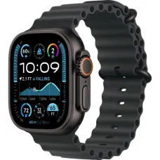 Смарт-часы Apple Watch Ultra 2 2024, 49 мм, LTE, Black Titanium Case with Black Ocean Band, черный титан с черным ремешком