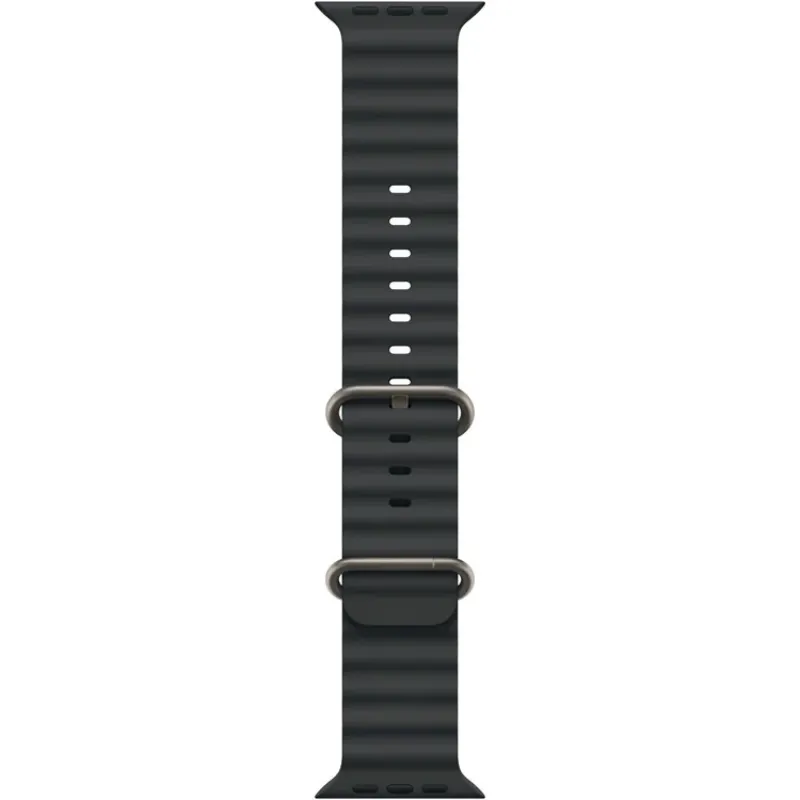 Смарт-часы Apple Watch Ultra 2 2024, 49 мм, LTE, Natural Titanium Case with Black Ocean Band, титан серый с черным ремешком