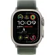 Смарт-часы Apple Watch Ultra 2, 49 мм, LTE, Natural Titanium, титановый корпус натурального цвета с ремешком Green Trail Loop (M/L)