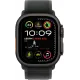 Смарт-часы Apple Watch Ultra 2 2024, 49 мм, LTE, Black Titanium Case with Black Trail Loop (M/L), черный титан с черным ремешком