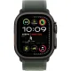 Смарт-часы Apple Watch Ultra 2 2024, 49 мм, LTE, Black Titanium Case with Green Trail Loop (S/M), черный титан с зеленым ремешком