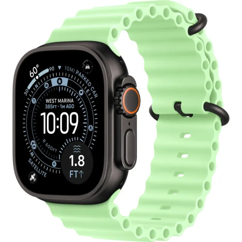 Смарт-часы Apple Watch Ultra 3, 49 мм, LTE, Neon Green, черный титан