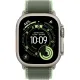Смарт-часы Apple Watch Ultra 3, 49 мм, LTE, Natural Titanium, (M/L) титан натуральный с зелено-неоновым ремешком Trail Loop