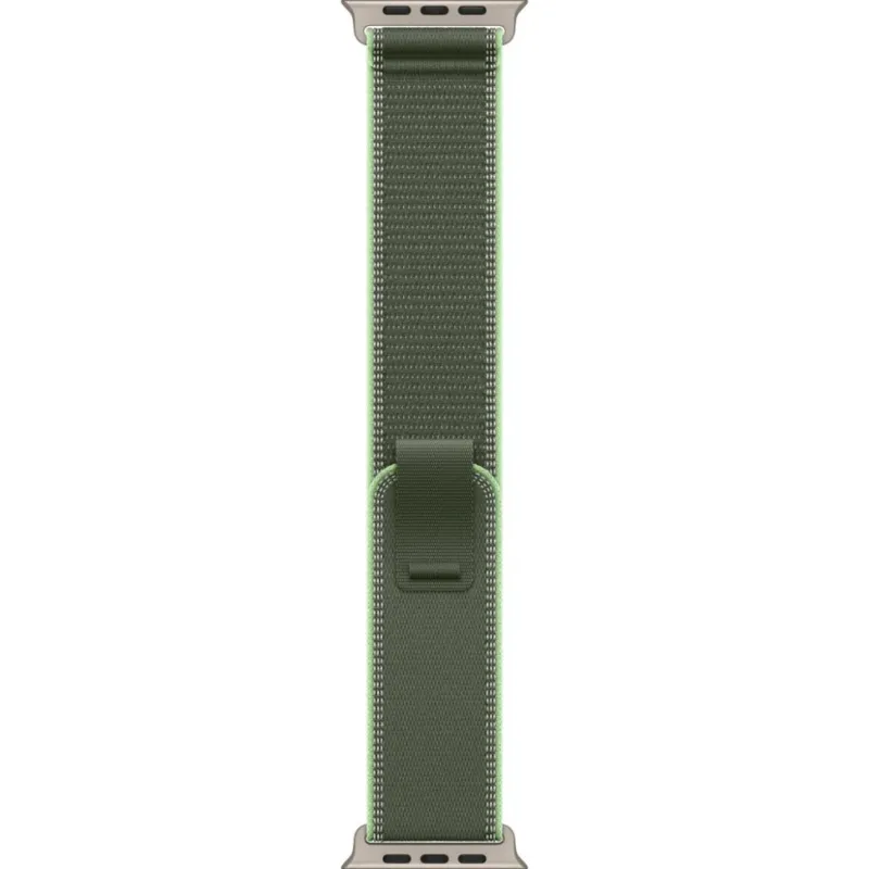 Смарт-часы Apple Watch Ultra 3, 49 мм, LTE, Natural Titanium, (M/L) титан натуральный с зелено-неоновым ремешком Trail Loop